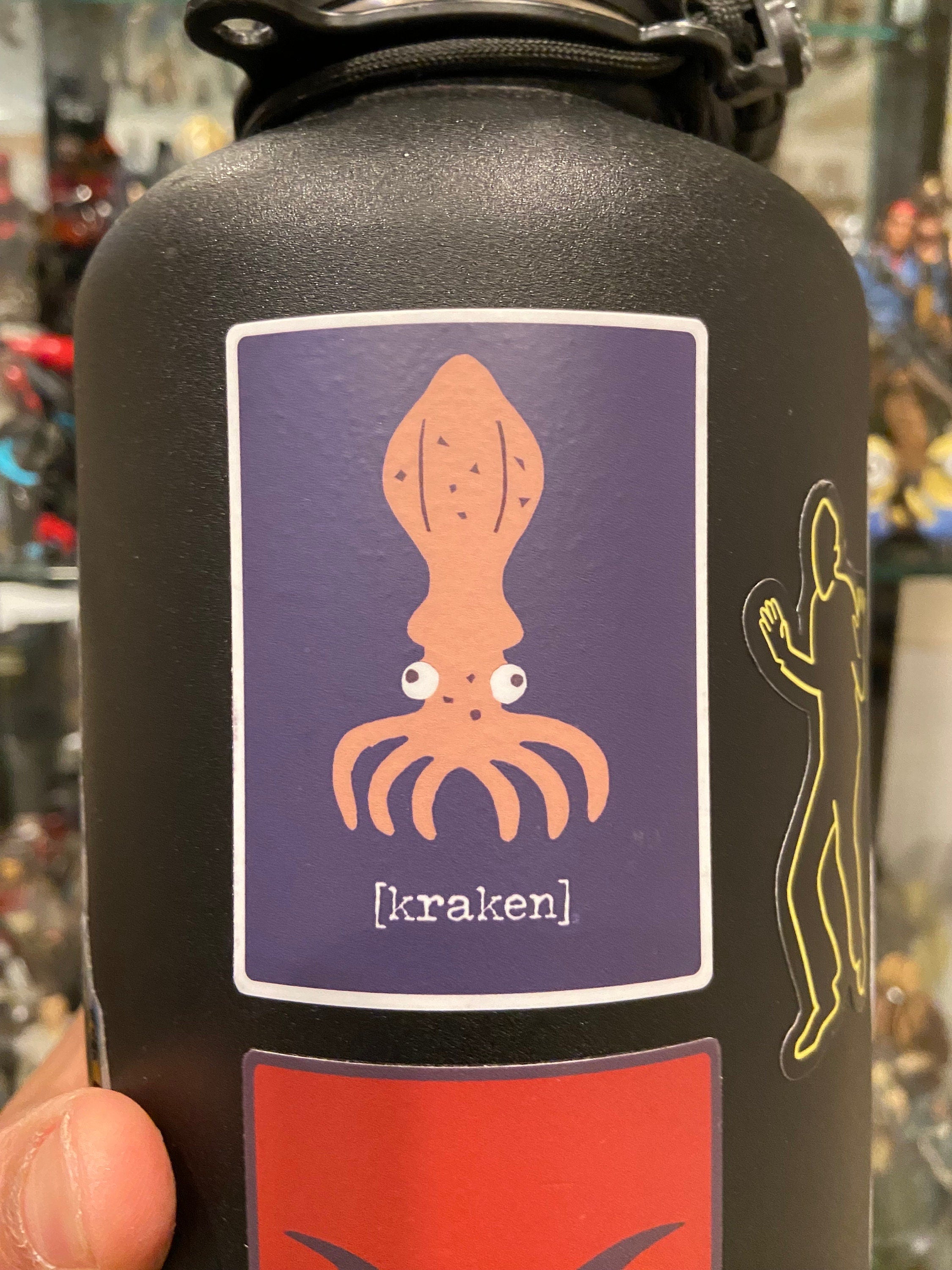 Crazy Cryptids Kraken Vinyl Sticker