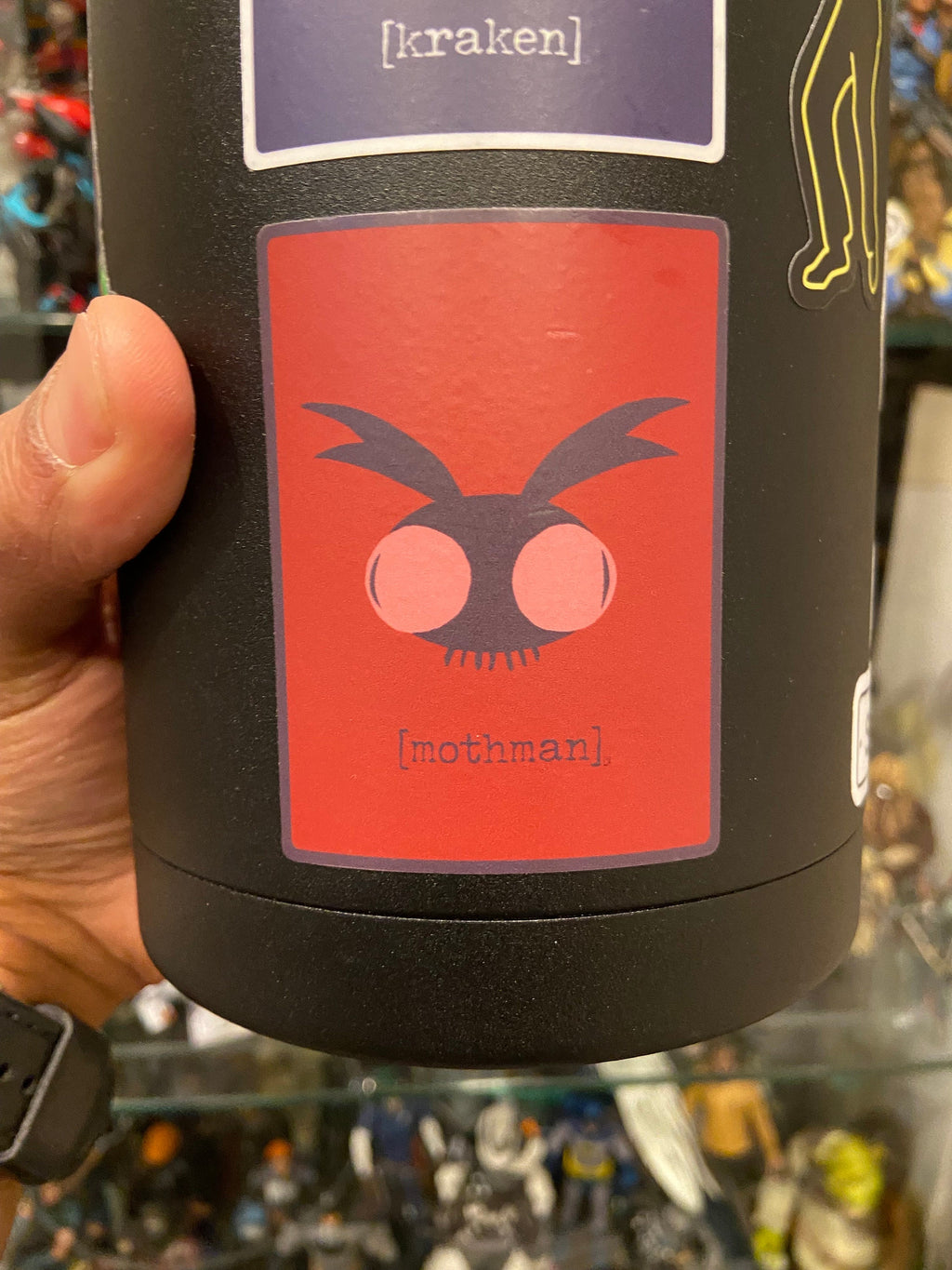 Crazy Cryptids Mothman Vinyl Sticker