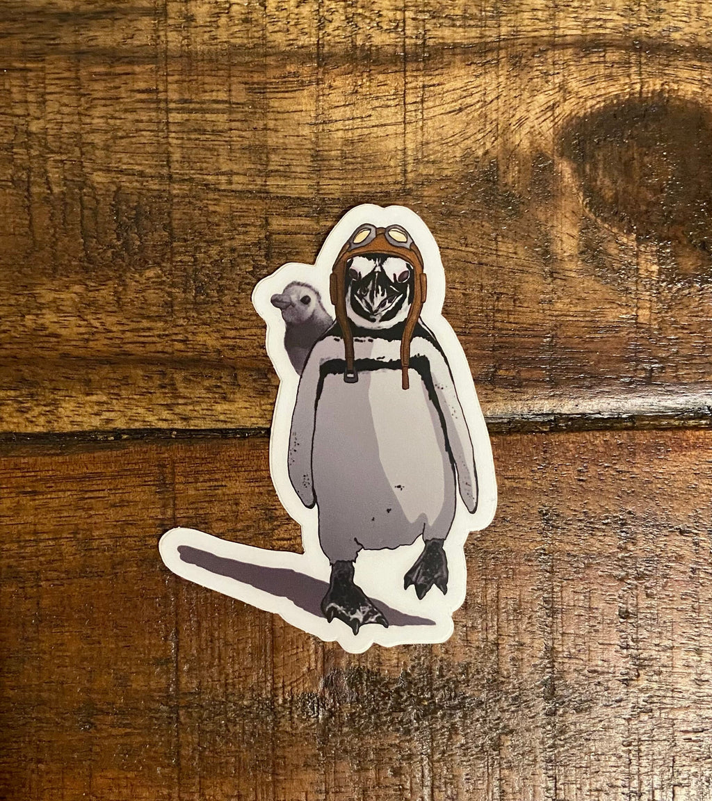 DinDim and Dunn Penguin Sticker
