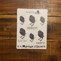 Murder of Crows Vinyl Sticker Sheet