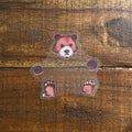 Bear Necessities Clear Vinyl Sticker