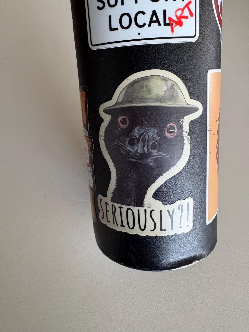 Fighting Emu Vinyl Sticker