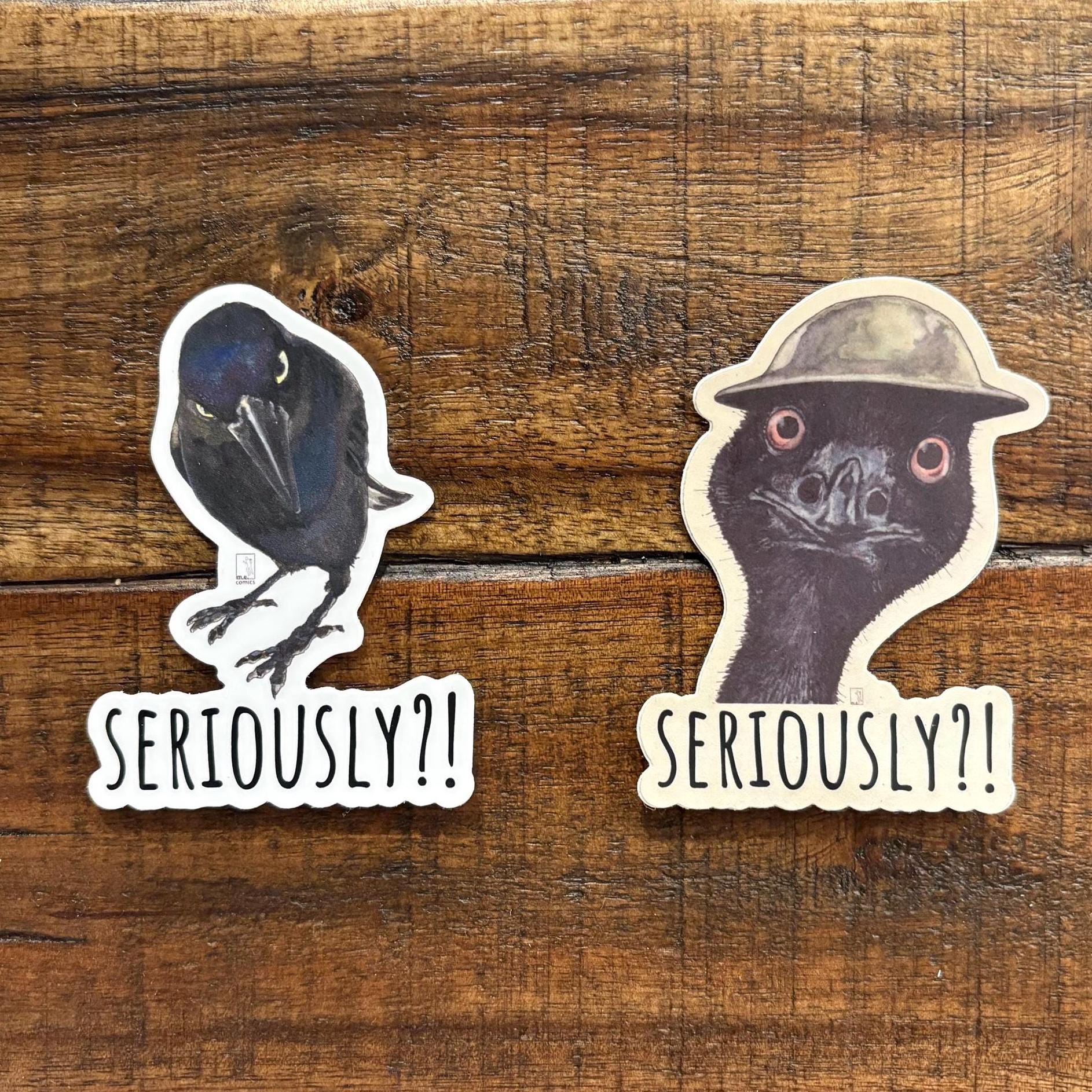 Fighting Emu Vinyl Sticker