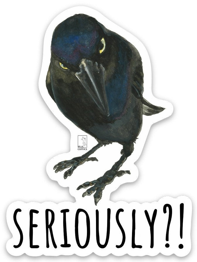Seriously Crow Magnet: Crow and Raven Art