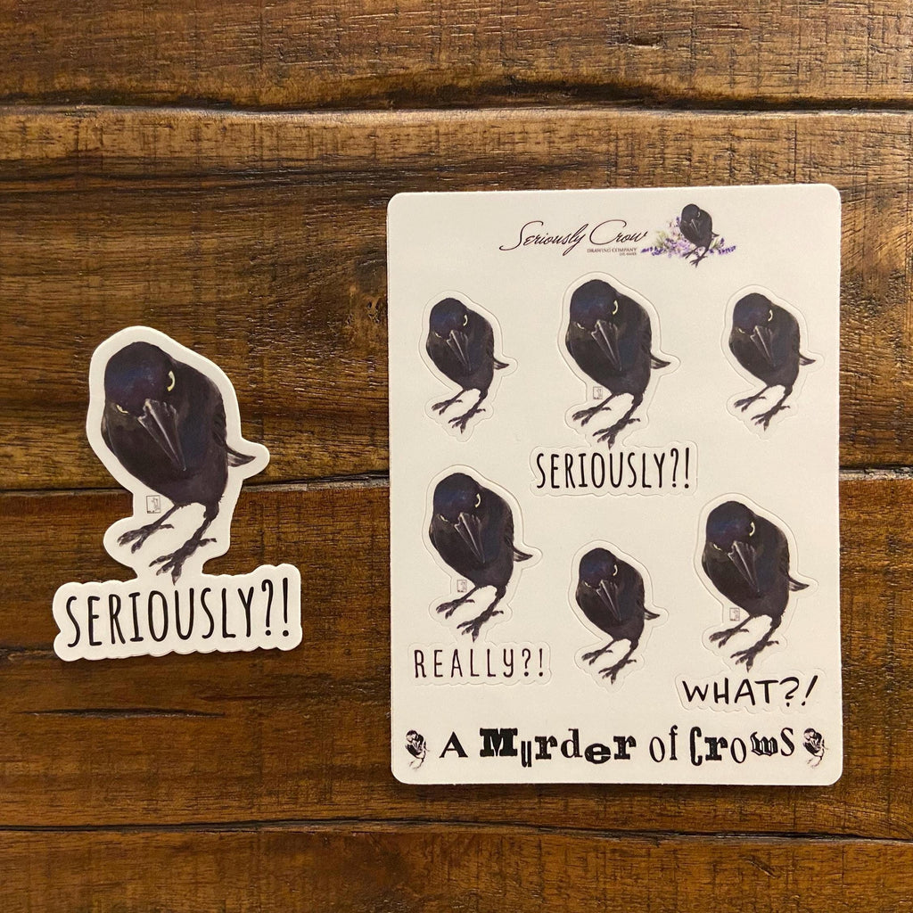 Murder of Crows Vinyl Sticker Sheet